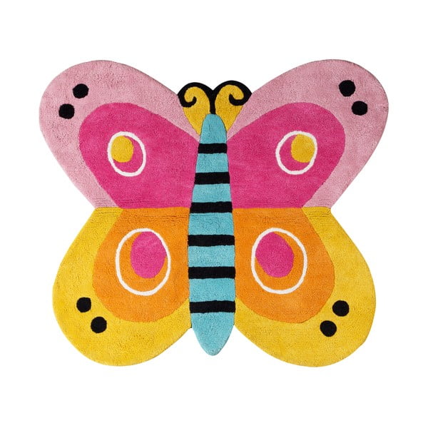 Covor pentru copii 80x90 cm Butterfly – Premier Housewares