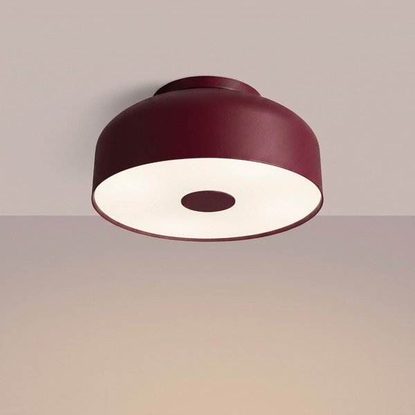 Plafonieră burgundy din oțel ø 30 cm Omiq – Sollux-image-2