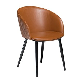 Scaun din piele artificială DAN-FORM Denmark Dual, maro