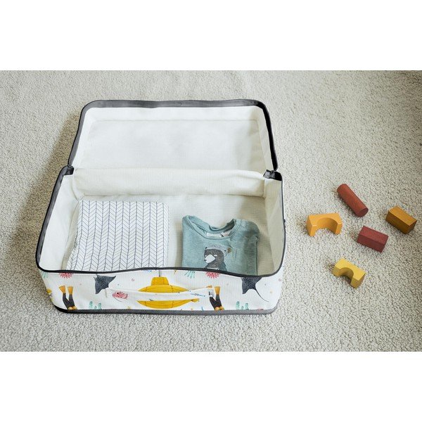 Cutie de depozitare pentru haine din material textil 36x25x11 cm Submarine – Little Nice Things-image-1