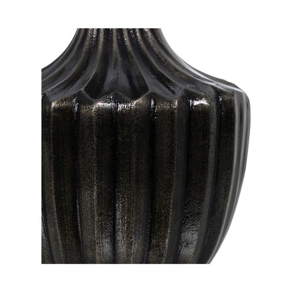 Veioză neagră-albă cu abajur textil (înălțime 52,5 cm) – Ixia-image-4