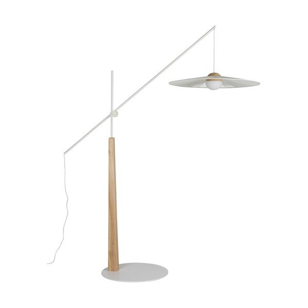 Lampadar alb/în culoare naturală (înălțime 200 cm) Belle – Zuiver