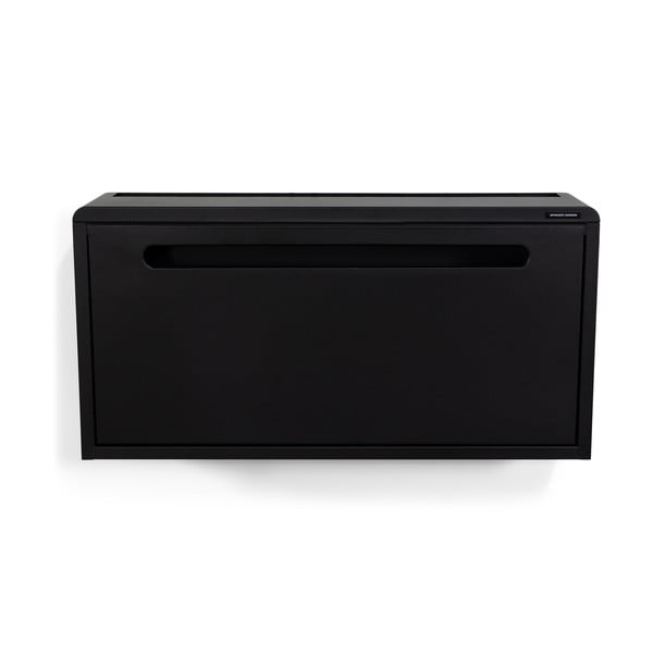 Pantofar negru cu deschidere înclinată/suspendat din metal 76x38x18 cm Sportiva – Spinder Design-image-2