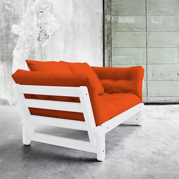 Canapea extensibilă Karup Beat White/Orange-image-3