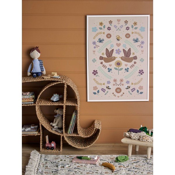 Raft pentru copii din ratan Elmar - Bloomingville Mini-image-2