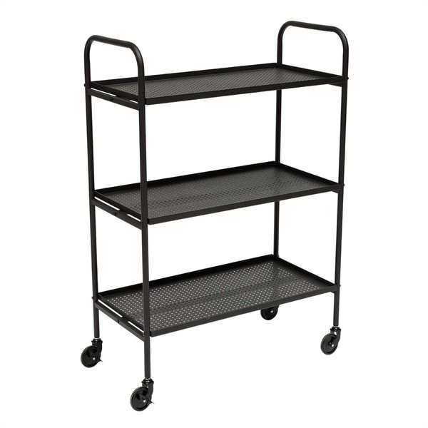 Măsuță de servire cu roți din oțel 37,5x75 cm Maki – OYOY Living Design