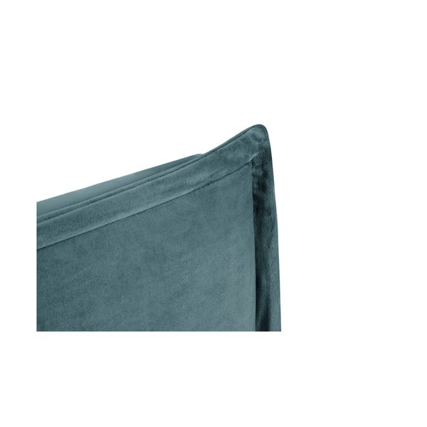 Tăblie de pat albastru petrol 140x120 cm Monica – Milo Casa-image-3