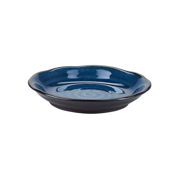 Farfurie desert din gresie ceramică Bahne & CO Birch, ø 20 cm, albastru