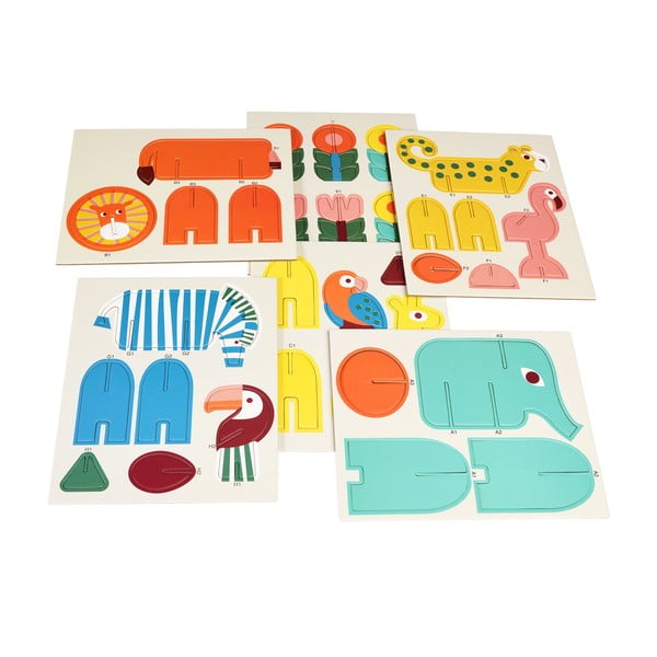 Joc de pliere din lemn Wild Wonders - Rex London-image-1