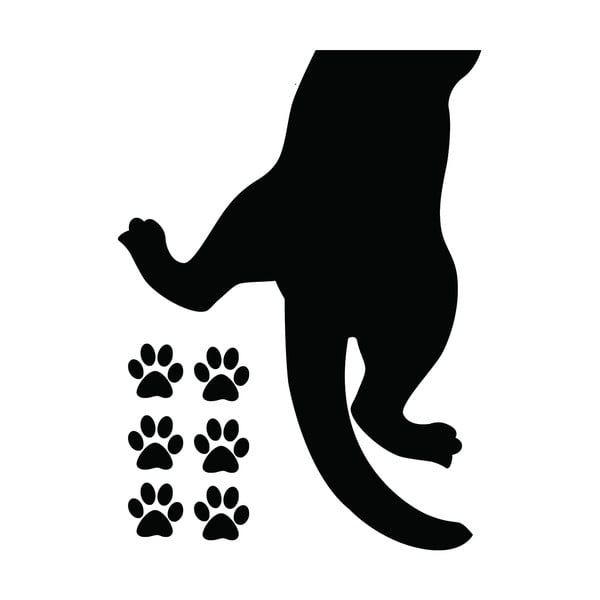 Autocolant Ambiance Cat Footprints-image-1