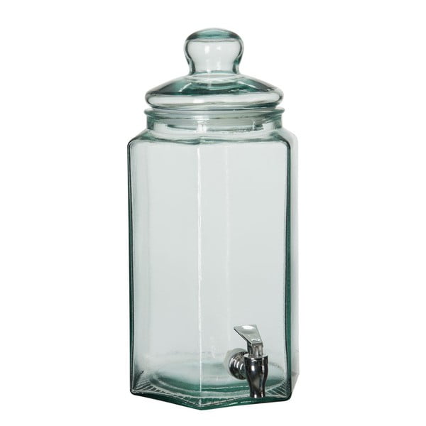 Recipient din sticlă pentru limonadă J-Line Hexagon, 25 x 45 cm