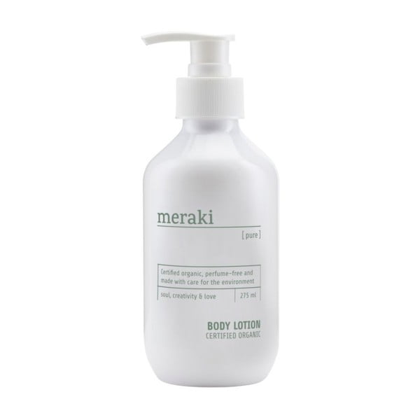 Lapte de corp fără parfum Meraki Pure, 275 ml