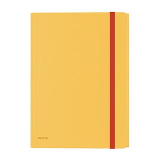 Dosar de birou cu 3 compartimente Leitz Cosy, A4, galben
