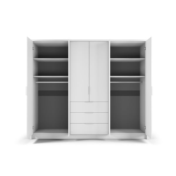 Dulap alb 255x217 cm Wells - Cosmopolitan Design-image-3