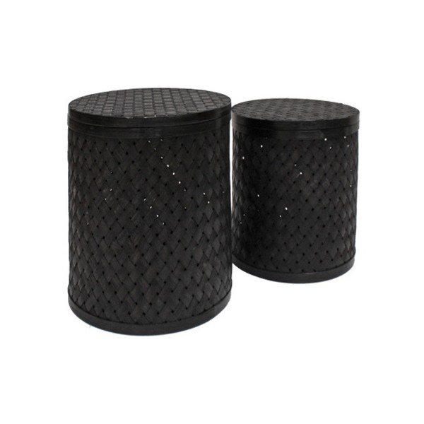 Set 2 coşuri pentru depozitare din frunze de palmier Canett Niaga-image-2