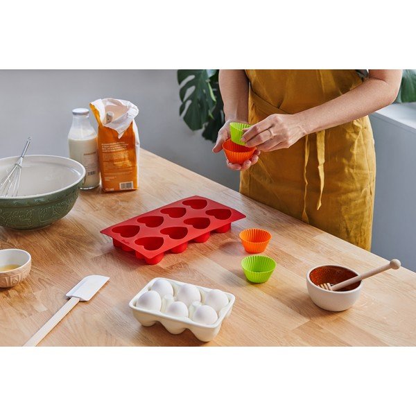 Formă de copt din silicon 17,5x30 cm Heart – Lékué-image-1