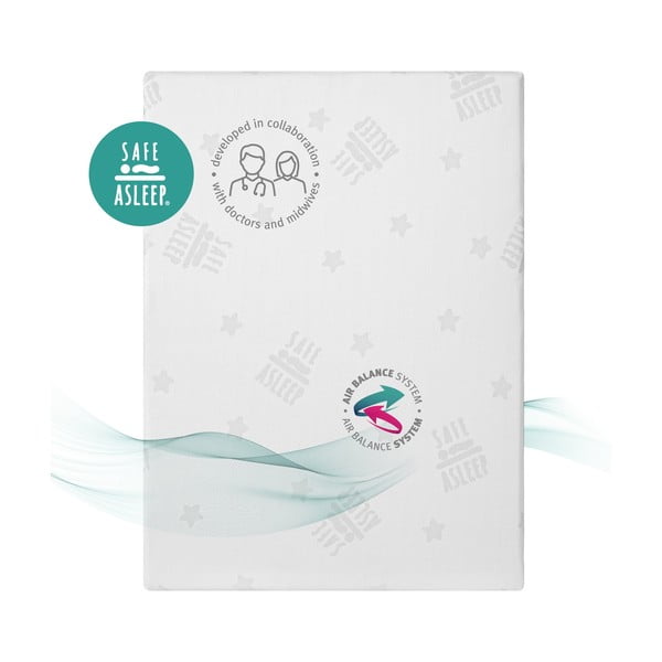 Saltea pentru copii din spumă cu husă detașabilă 95x70 cm Safe Asleep® – Roba-image-4