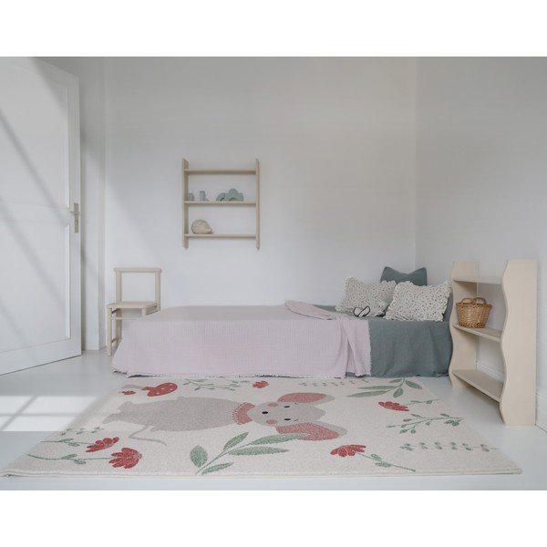 Covor pentru copii crem 120x170 cm Poly – Nattiot-image-2