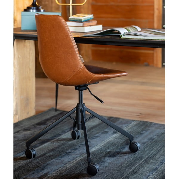 Scaun de birou Dutchbone Franky, maro-image-1