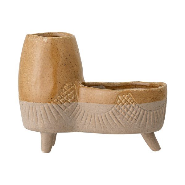 Ghiveci din gresie ceramică Bloomingville Animal, roz-portocaliu-image-2