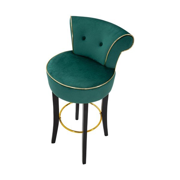 Scaun de bar crem din catifea 96 cm Luxy – Mauro Ferretti-image-4