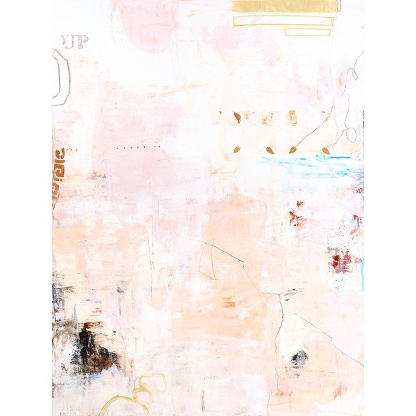 Tablou pictat manual pe pânză 88x118 cm Small Notes – Malerifabrikken