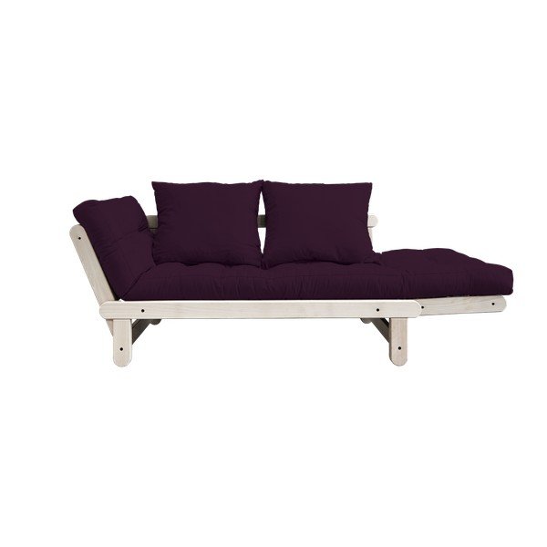 Canapea extensibilă Karup Beat Beech/Purple Plum-image-3