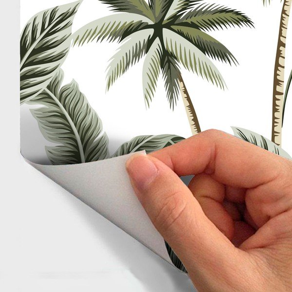 Autocolant decorativ pentru perete Ambiance Leaves, 60 x 60 cm-image-2