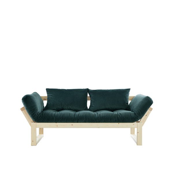 Canapea extensibilă Karup Edge Natural/Velvet Botella-image-4