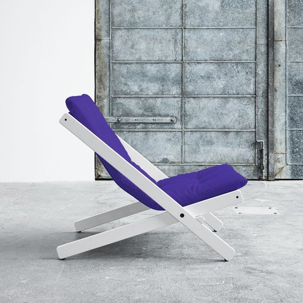 Fotoliu pliant Karup Boogie White/Violet-image-1