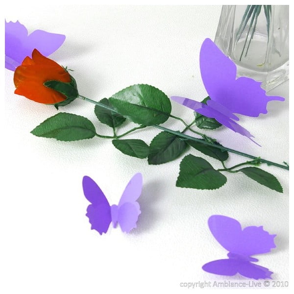 Set 12 autocolante Ambiance Butterflies, mov-image-3