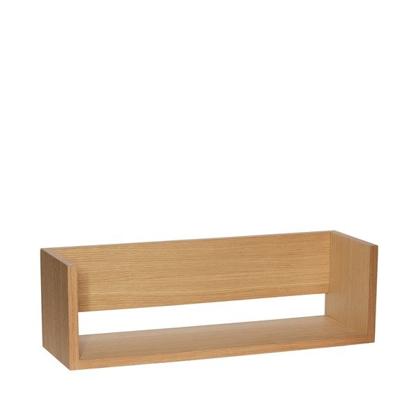 Raft în culoare naturală cu aspect de lemn de stejar 64 cm Gap – Hübsch
