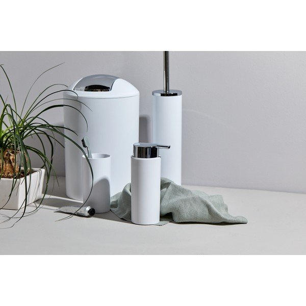 Set de accesorii de baie alb din plastic Calvo – Wenko-image-1