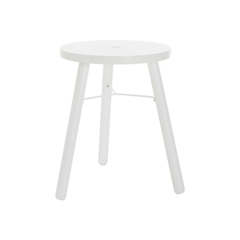 Scaun tip taburet alb Kinna – Jotex