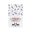 Suporturi de farfurii cu model de Crăciun 2 buc 45x35 cm Merry Blue Christmas - Butter Kings