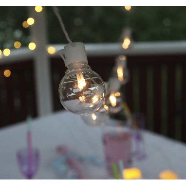 Șirag luminos LED pentru exterior Star Trading Party Light White, lungime 4,5 m-image-1