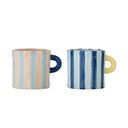 Căni albastre/roz 2 buc. din ceramică 250 ml Phoenix – Bloomingville