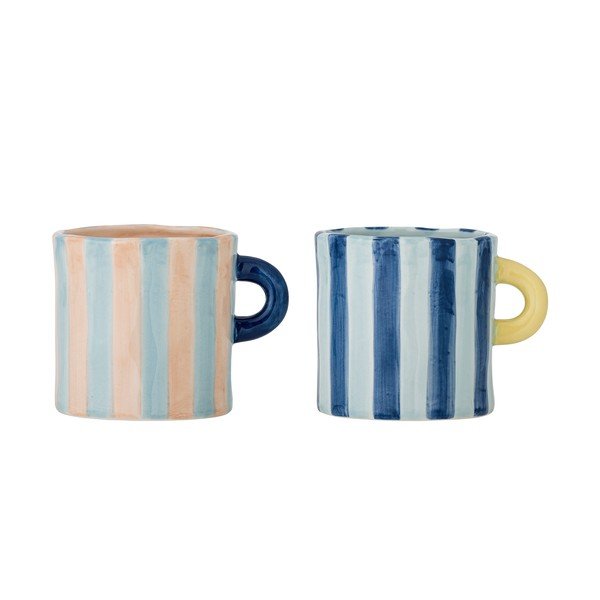 Căni albastre/roz 2 buc. din ceramică 250 ml Phoenix – Bloomingville
