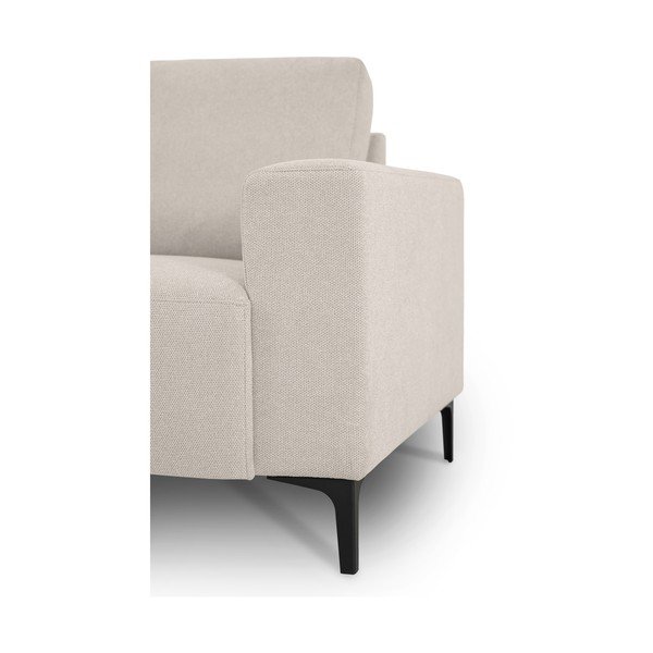 Colțar bej cu tapițerie din chenille (cu colț pe partea stângă/cu șezlong) Fabian – Scandic-image-4