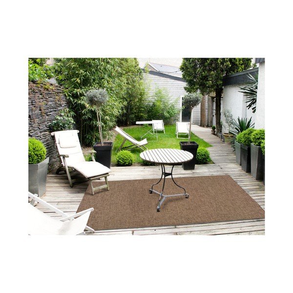 Covor adecvat și pentru exterior Universal Jaipur Beige Buro, 80 x 150 cm, bej închis-image-1