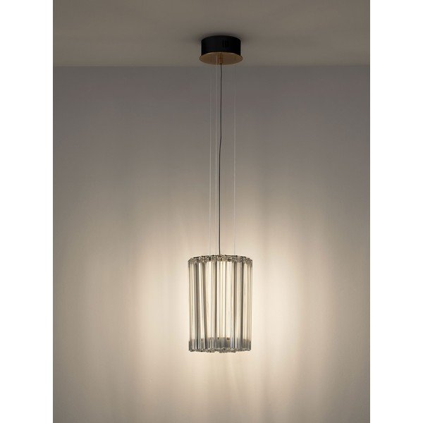 Lustră alămie LED cu intensitate reglabilă din oțel ø 22 cm Nol – Nova Luce-image-3