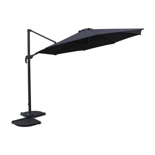 Umbrelă de soare gri 300x300 cm Deluxe – Garden Pleasure-image-2