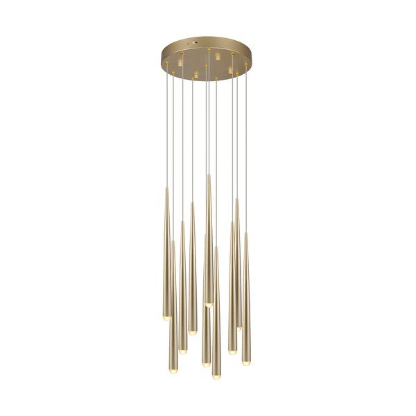 Lustră aurie LED ø 30 cm Cala – Trio Select