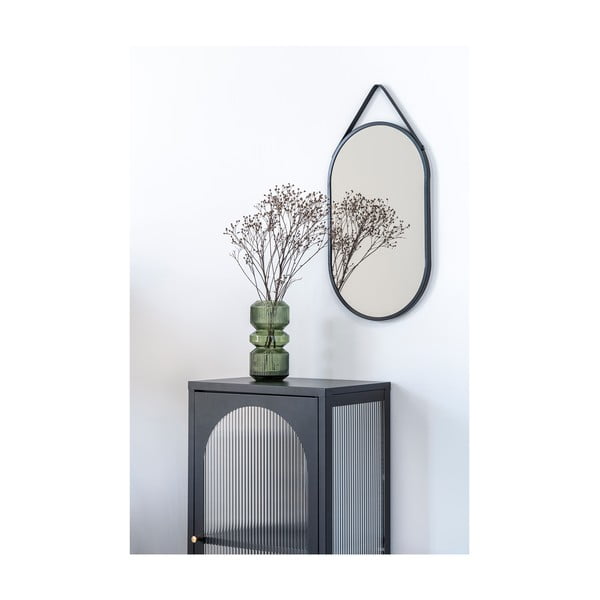 Vitrină neagră din metal 50x110 cm Adelaide – House Nordic-image-4