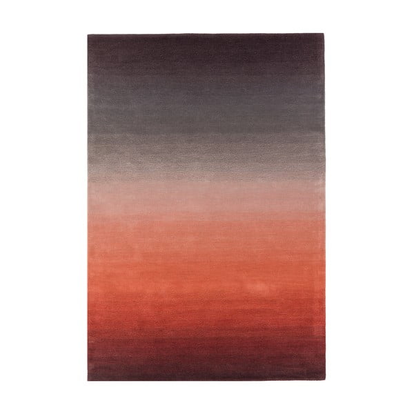 Covor Asiatic Carpets Ombre, 160 x 230 cm, roșu-gri