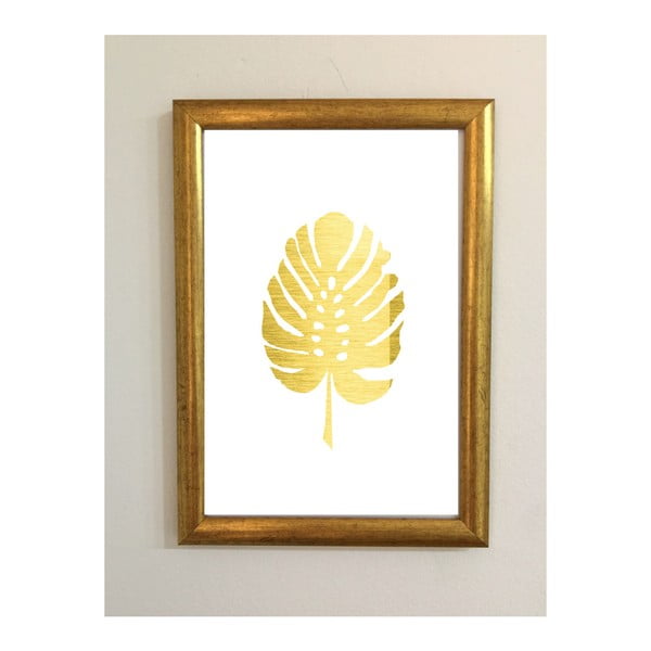 Poster cu ramă Piacenza Art Gold Leaf, 30 x 20 cm