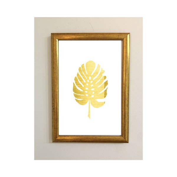 Poster cu ramă Piacenza Art Gold Leaf, 30 x 20 cm