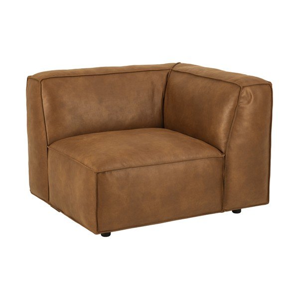 Modul pentru canapea maro coniac (colț dreapta) Fairfield Kentucky – Bonami Selection-image-3