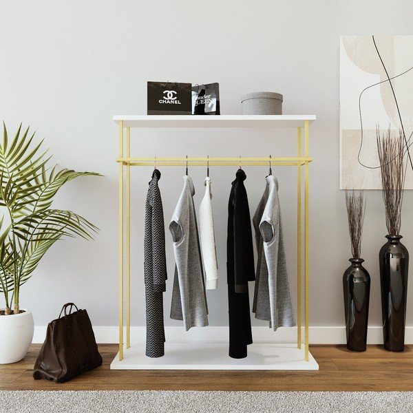 Suport pentru haine alb Wuppertal – Kalune Design-image-1