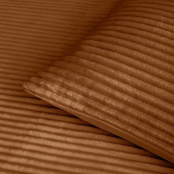 Lenjerie de pat maro deschis din flanelă pentru pat dublu/extinsă cu 3 piese 240x220 cm Veloutea – douceur d'intérieur-image-2